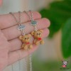 Кулон для двоих друзей "Best Friends. Сказочные медвежата"